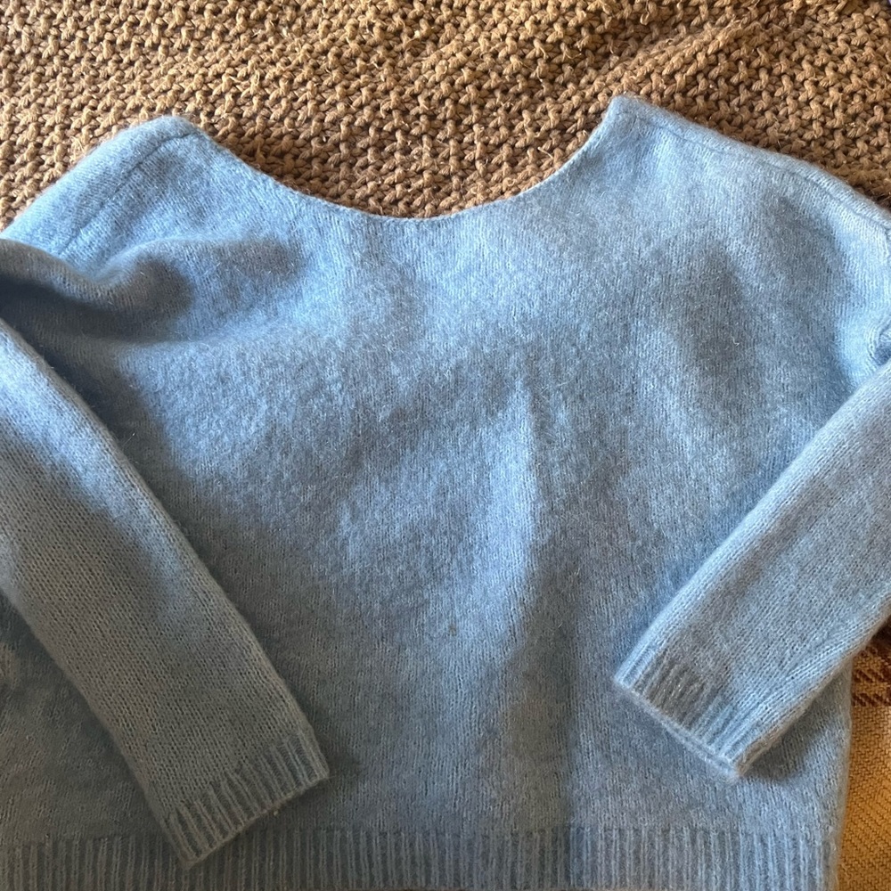 Sezane Blue Sweater - Picture 6 of 10